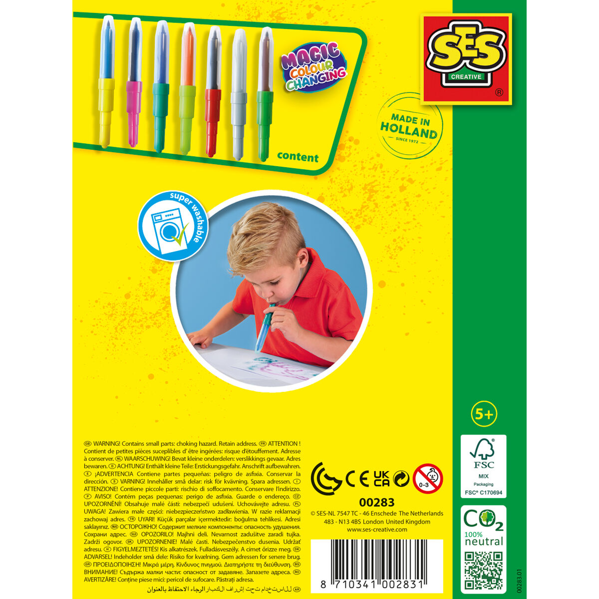 Set de Rotuladores SES Creative Blow Airbrush Pens